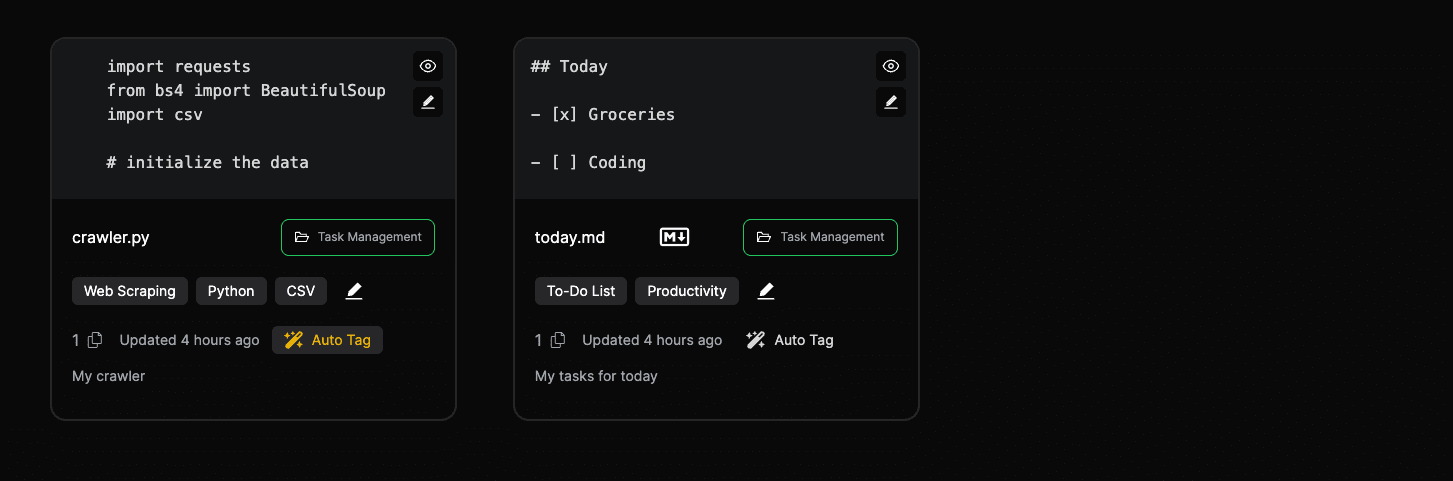 zist app screenshot